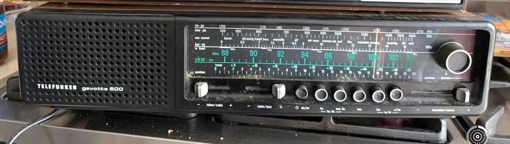 Telefunken Gavotte 600 radio, Ophalen, Gebruikt, Audio