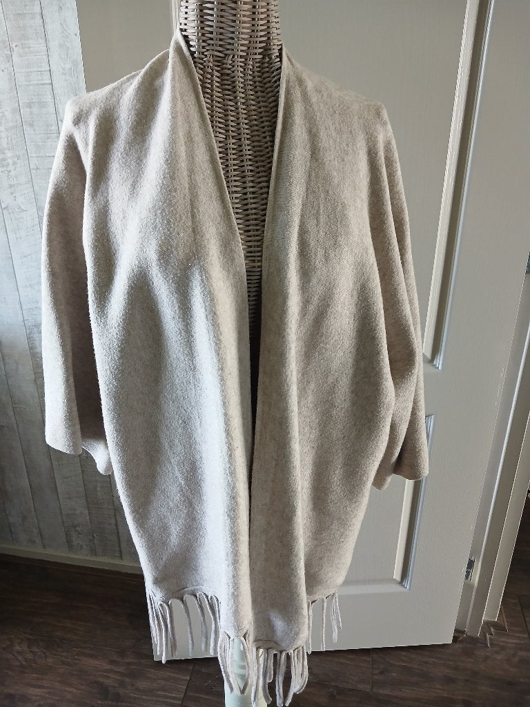 Vest, Ophalen, Zo goed als nieuw, Maat 42/44 (L), Beige