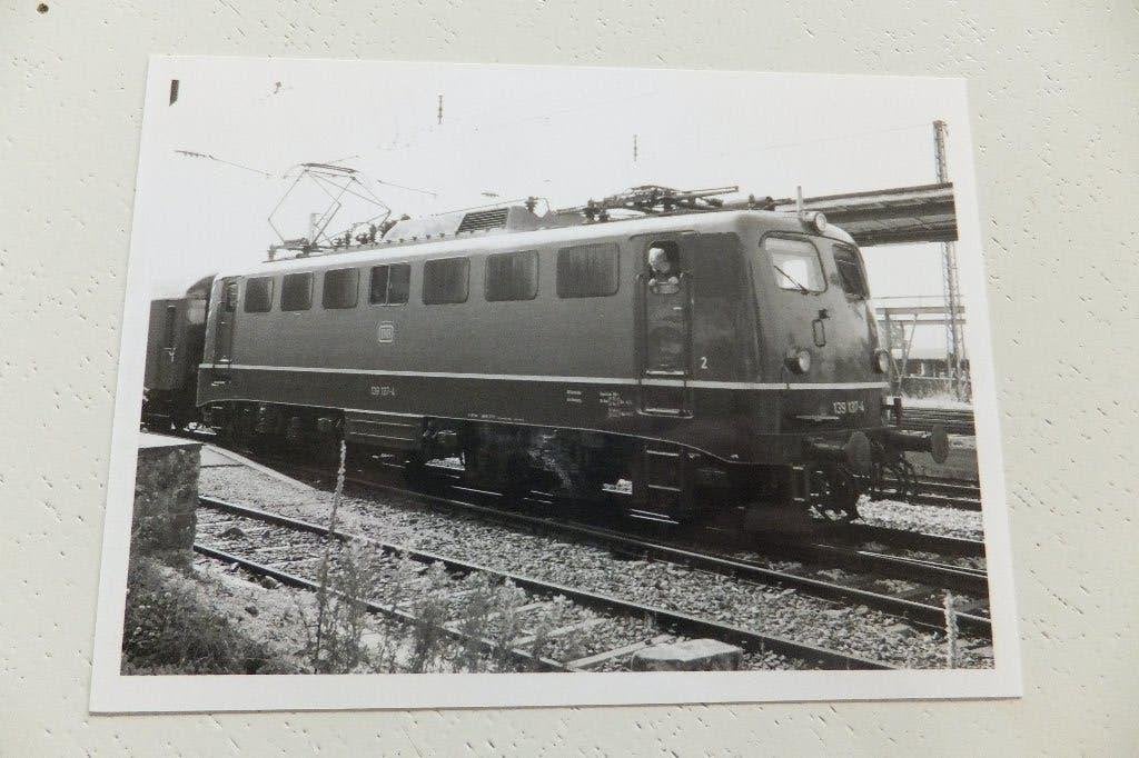 Foto E-Loc 139 137-4 Deutsche Bundesbahn DB 1981 Duitsland, Ophalen of Verzenden, Gebruikt, Trein, Kaart of Prent