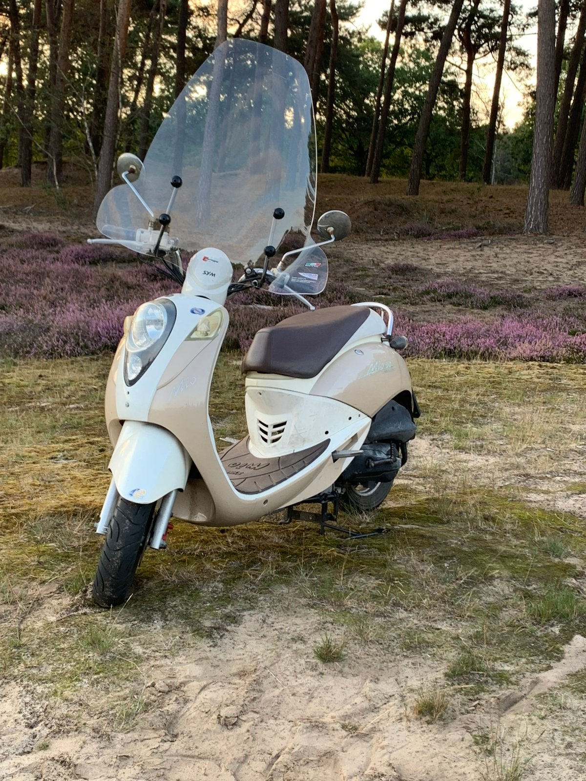 Sym mio, Ophalen, Zo goed als nieuw, Benzine, Mio