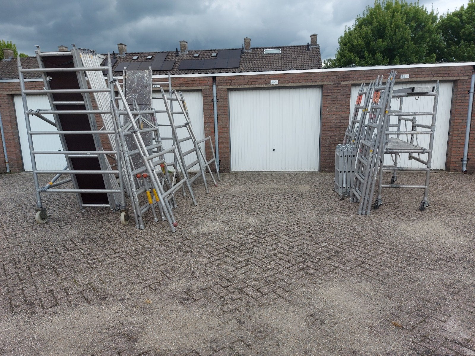 3x LSC breede rolsteiger & smalle rolsteiger & kamersteiger, Doe-het-zelf en Verbouw, Ophalen, Gebruikt, Rolsteiger of Kamersteiger