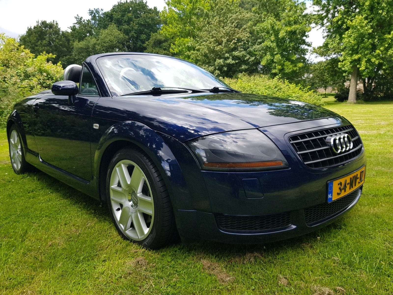 Audi TT 1.8 T Roadster, Complete onderhoudshistorie️, Auto's, Voorwielaandrijving, TT, Stoelverwarming, Zwart
