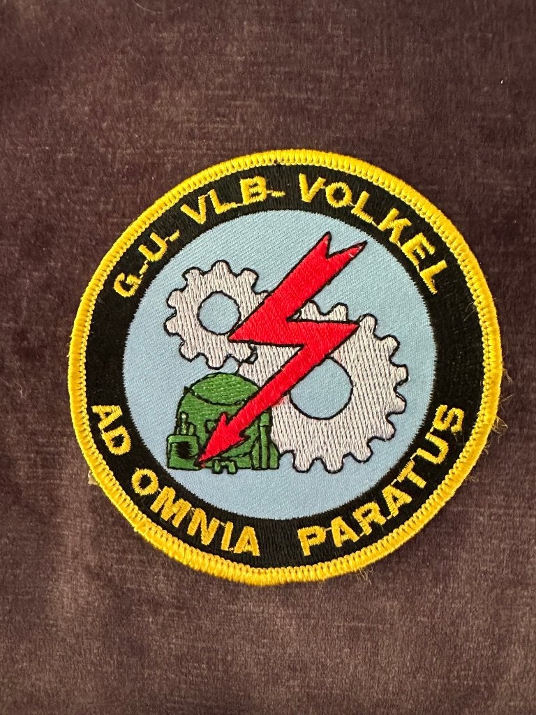 GU Vliegbasis Volkel patch, Ophalen of Verzenden, Gebruikt, Patch, Badge of Embleem
