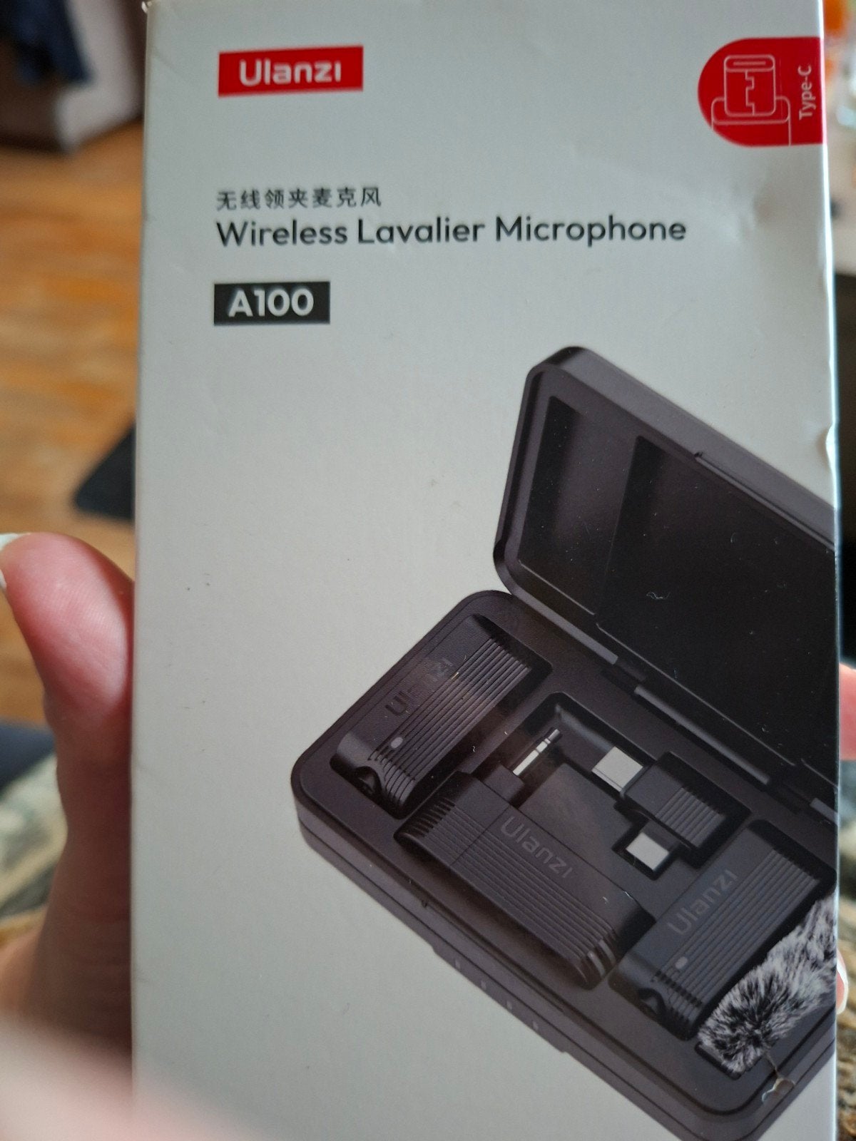 Ulanzi A100 Draadloze Lavalier Microfoon - Nieuw in Doos, Ophalen, Nieuw, Audio