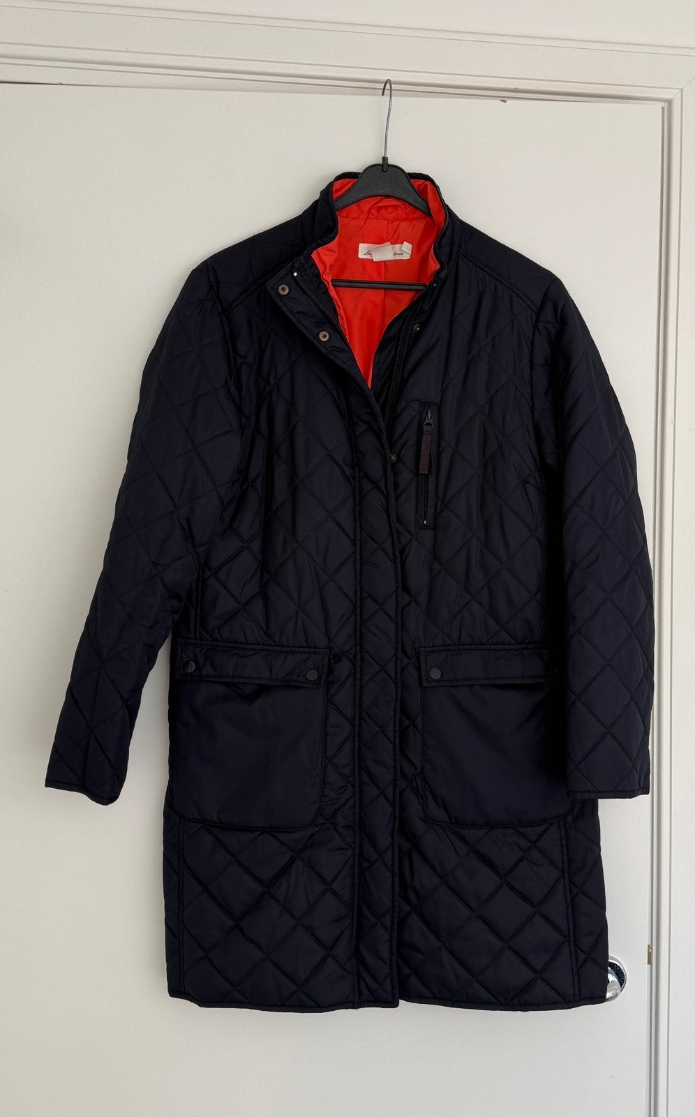 Marine blauwe driekwart herfst jas, Kleding | Dames, Ophalen of Verzenden, Zo goed als nieuw, Maat 42/44 (L), Blauw