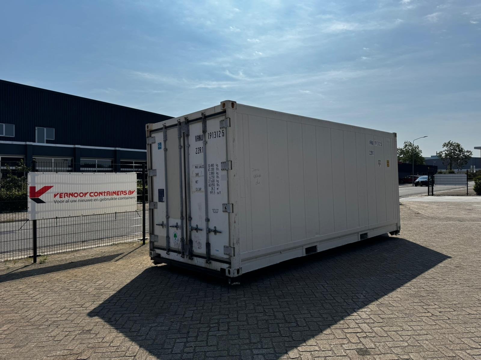 VERNOOY 20FT 8.6 REEFER MET SLEDE, Zakelijke goederen, Machines en Bouw | Keten en Containers, Vernooy Containers B.V., Dave@vernooy.nl