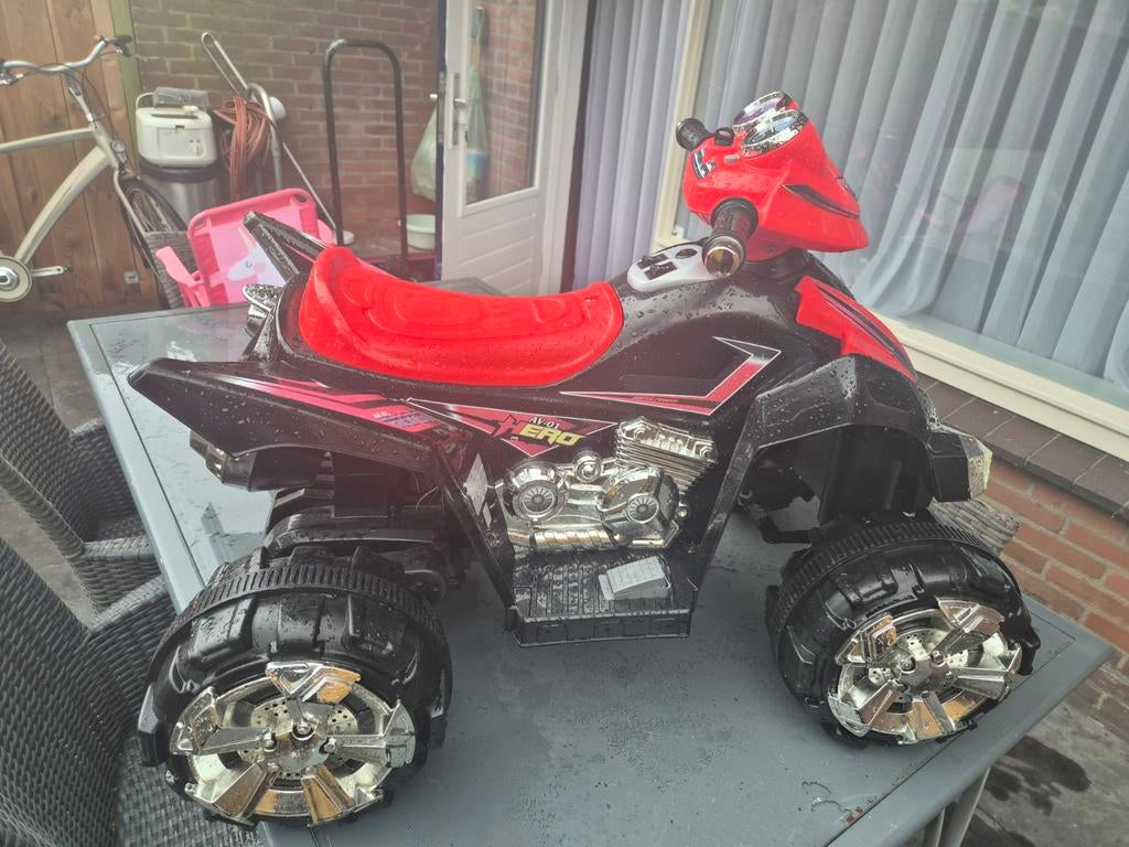 Stoere Kinder Quad - Zwart/Rood, Ophalen of Verzenden, Gebruikt, Overige typen