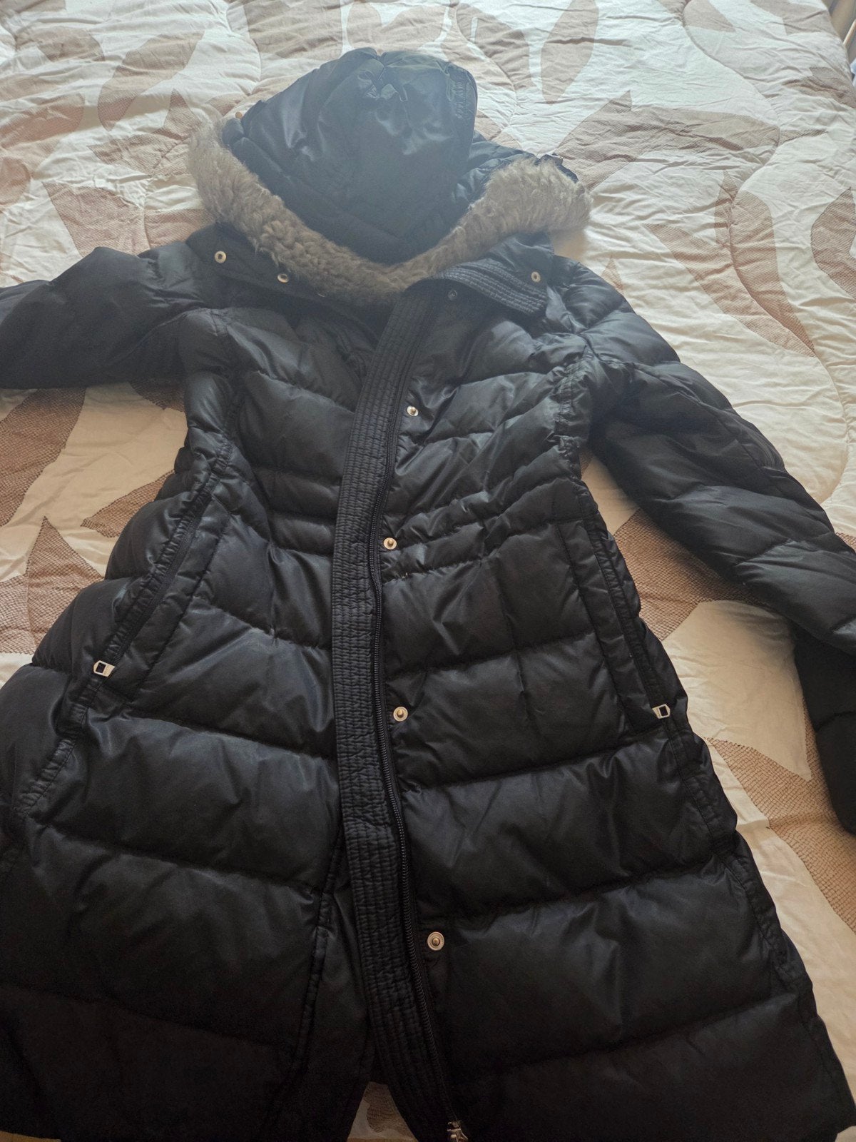 Tommy Hilfiger winterjas, Kleding | Dames, Zwart, Ophalen of Verzenden, Maat 36 (S), Gedragen