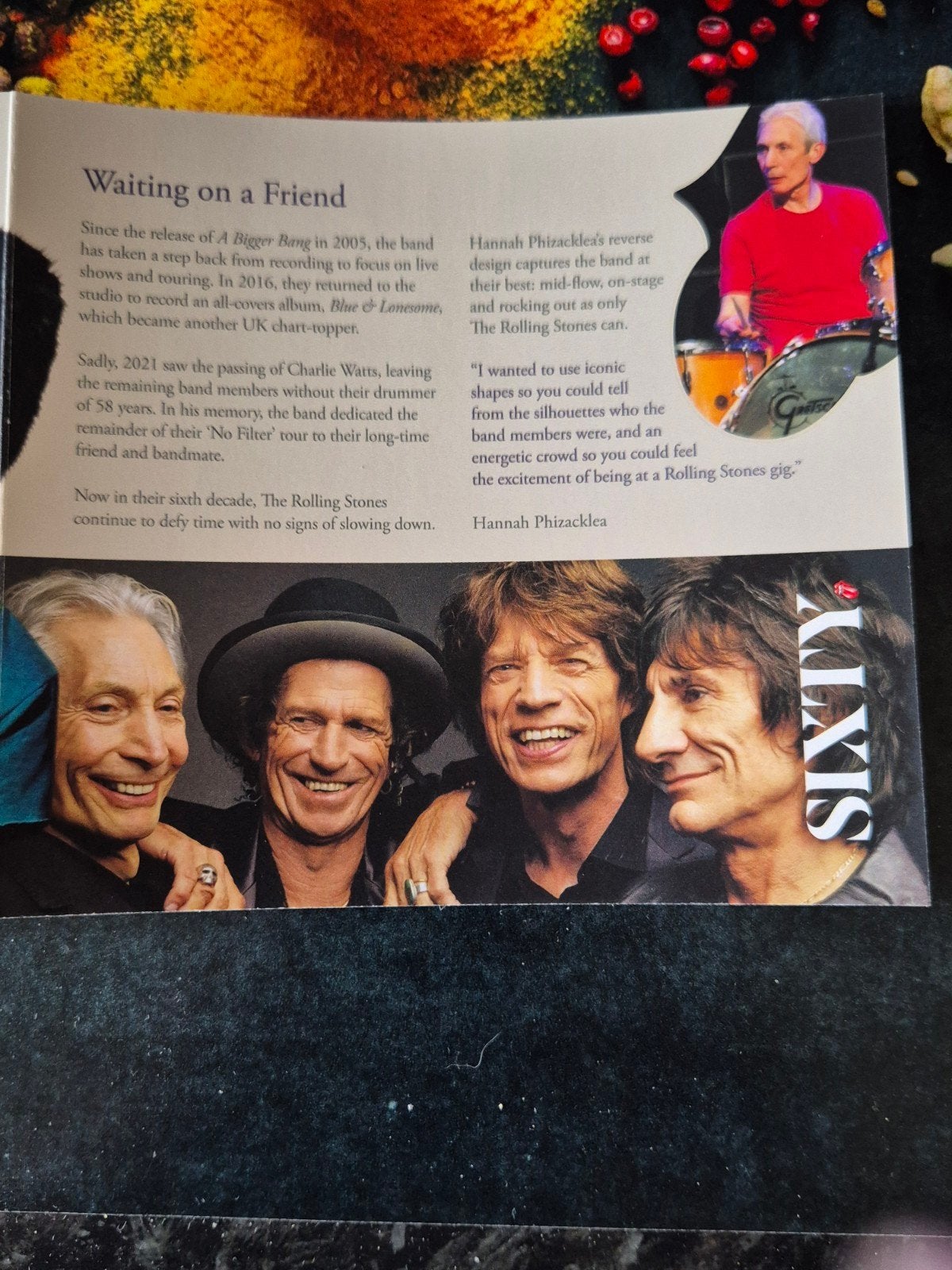 Rolling Stones 2022 UK 5 Pond Brilliant Ongecirculeerd, Ophalen of Verzenden, Overige materialen, Buitenland