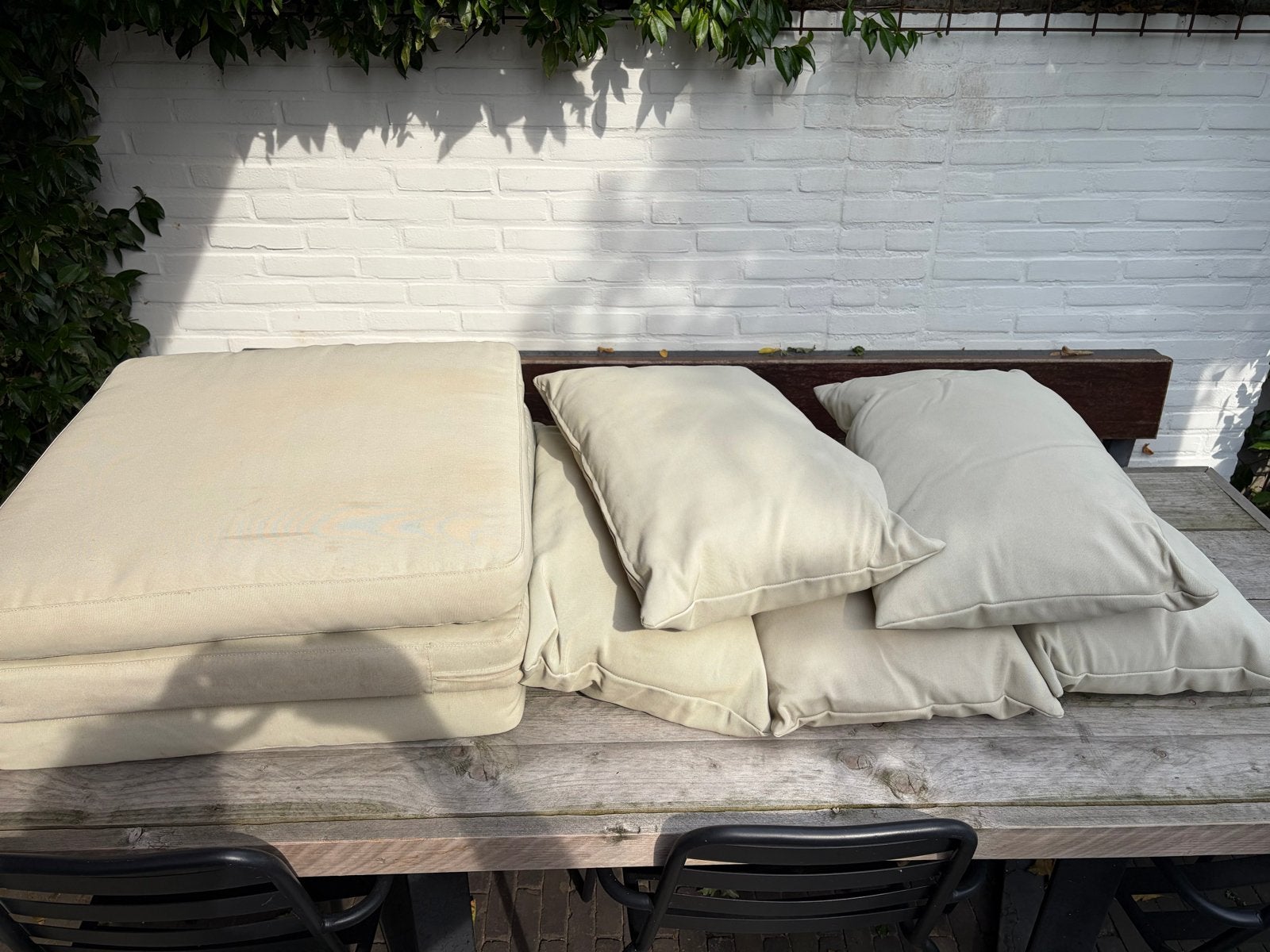 Tuinkussens set Nammaro van Ikea met opbergtas, Tuin en Terras, Tuinmeubel-accessoires, Ophalen, Gebruikt