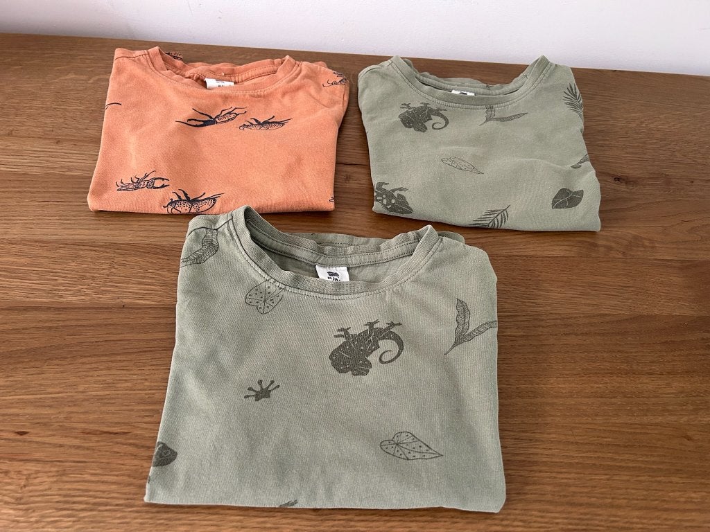 Leuke set van 3 goede t-shirts, Hema, Maat 110/116., Ophalen of Verzenden, Zo goed als nieuw, Shirt of Longsleeve, Hema