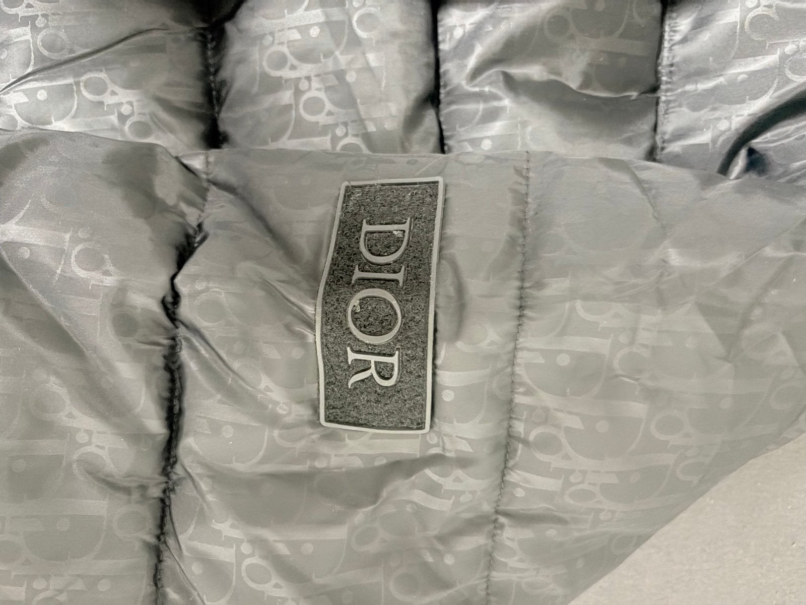 Moncler x Dior Puffer Jas - Grijs (Maat S), ze vallen klein, Kleding | Heren, Jassen | Winter, Ophalen, Nieuw, Maat 48/50 (M)
