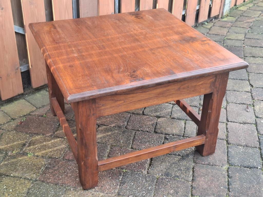 salontafel eiken bijzettafel eikenhout, Ophalen