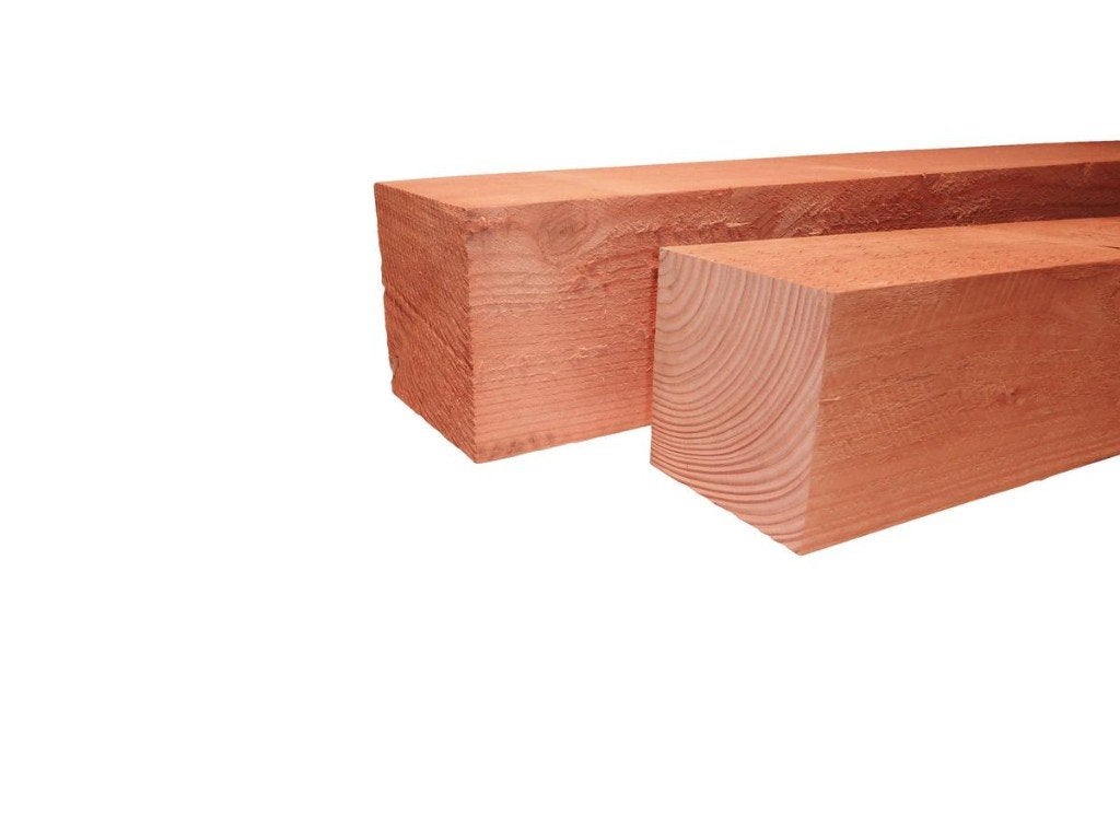 Douglas fijnbezaagde paal 12 x 12 x 300 cm, onbehandeld, Ophalen, Nieuw, 250 cm of meer, Palen