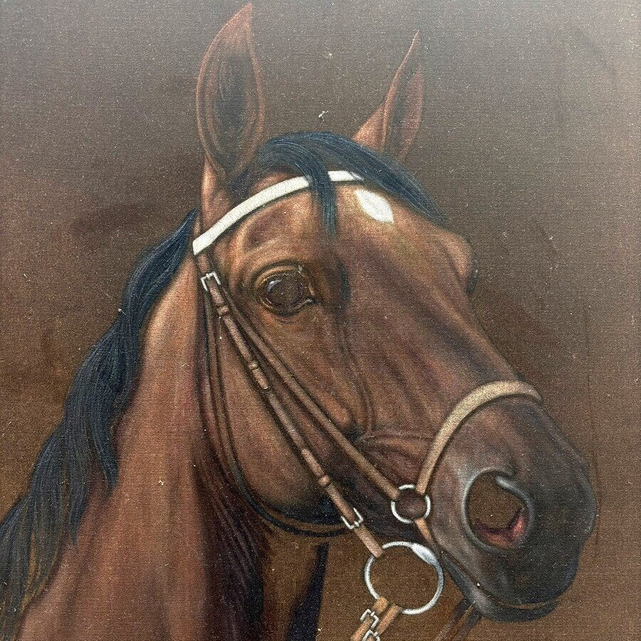 G.J. Adema (1898-1981), portret paardenhoofd, Ophalen of Verzenden