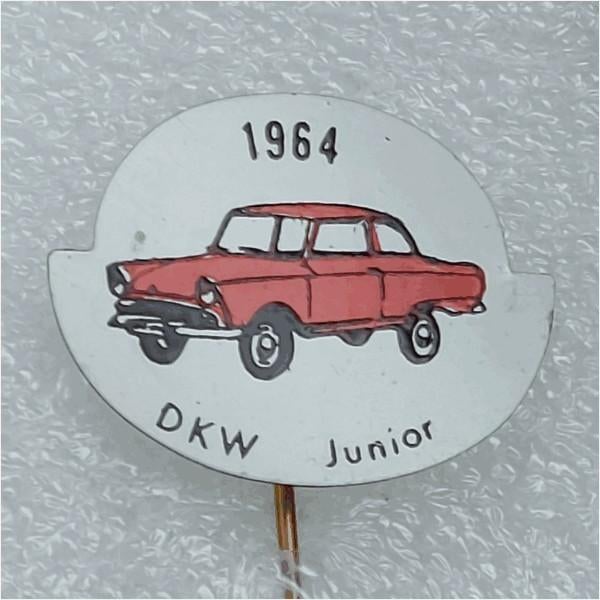 SP1145 Speldje 1964 DKW Junior rood, Verzamelen, Ophalen of Verzenden, Gebruikt, Overige onderwerpen