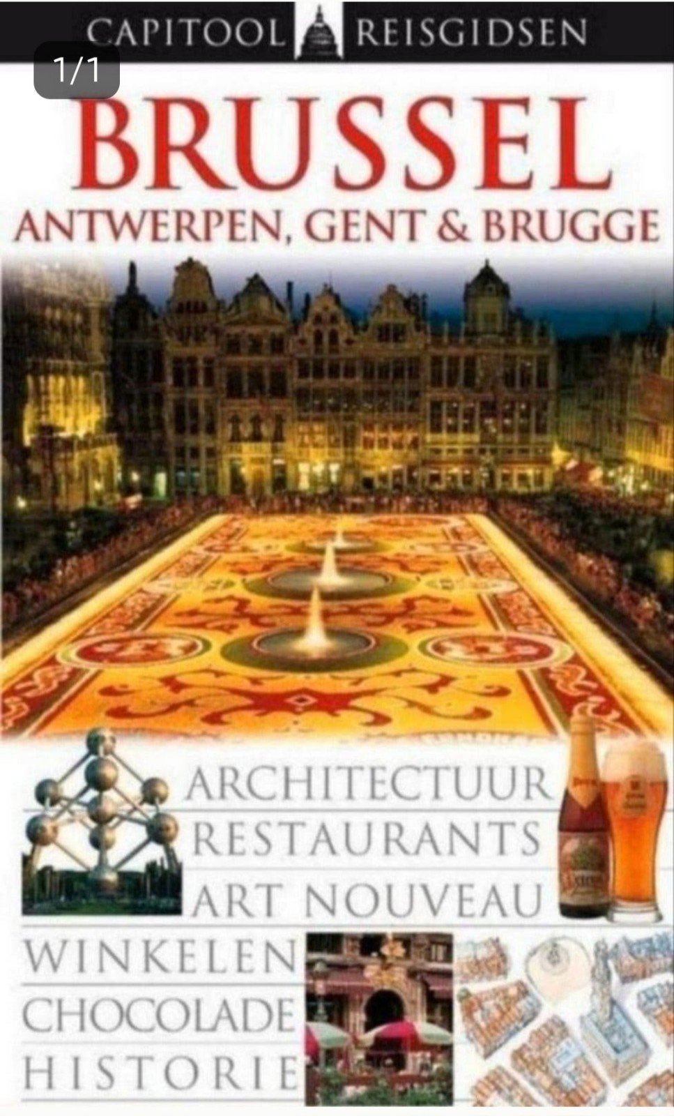 BRUSSEL, ANTWERPEN, GENT & BRUGGE capitool reisgids Nederl., Capitool, Europa, Ophalen of Verzenden, Zo goed als nieuw