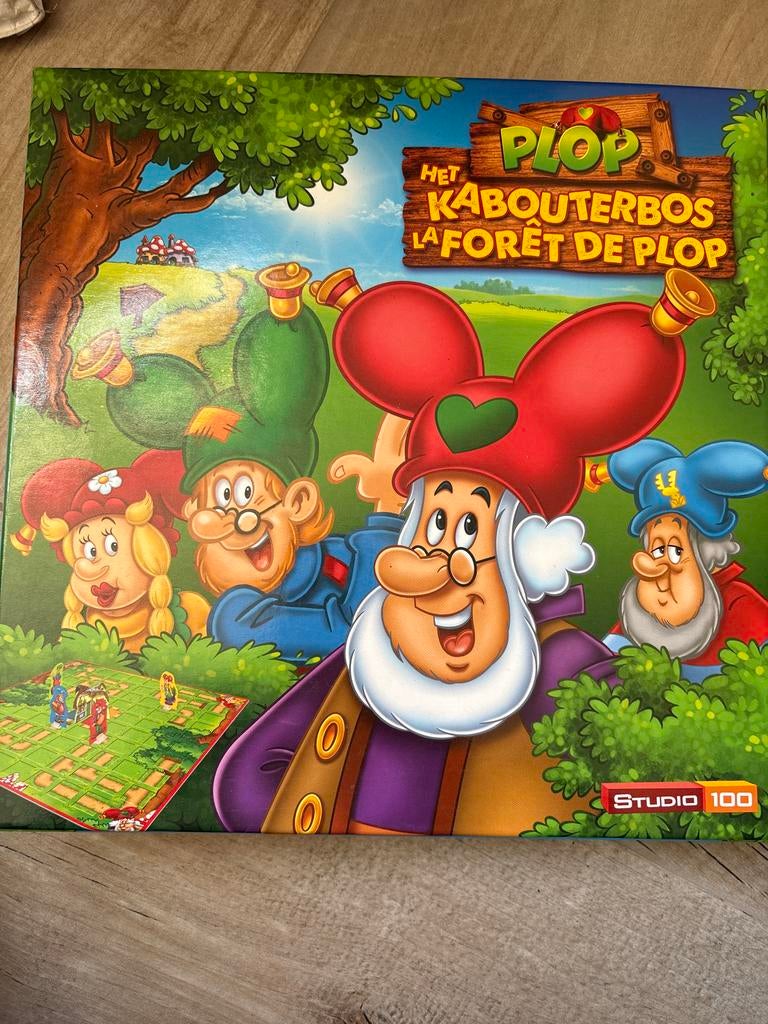 Plop Het Kabouterbos - Leuk bordspel voor kinderen, Drie of vier spelers, Ophalen of Verzenden, Zo goed als nieuw