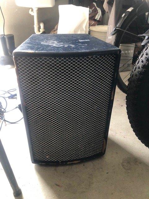 2  passieve PA speakers GPA, Audio, Tv en Foto, Luidsprekers, Gebruikt, 120 watt of meer, Front, Rear of Stereo speakers, Ophalen