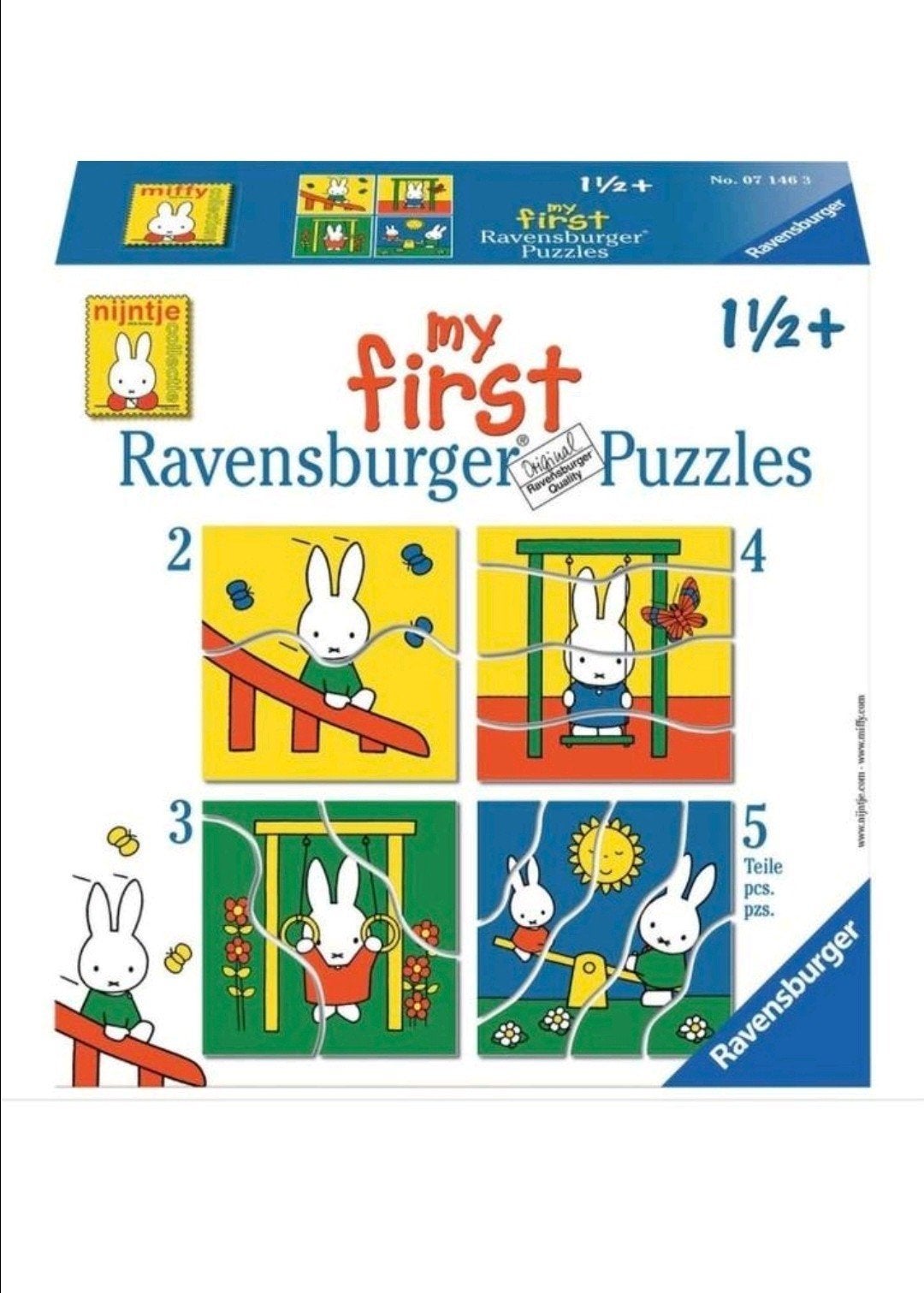 Nieuwe Nijntje Ravensburger Puzzel, Ophalen, Minder dan 10 stukjes, Nieuw, 6 maanden tot 2 jaar
