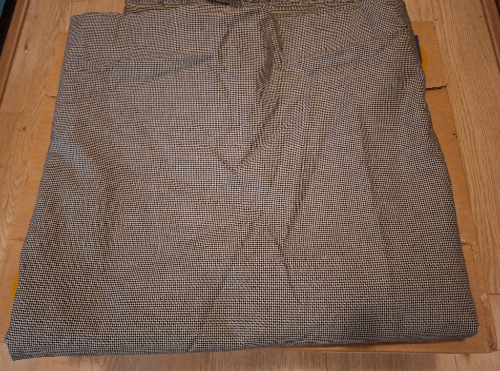 Pied de poule grijs zwart (6,2 meter), 120 cm of meer, Ophalen of Verzenden, Katoen, Grijs