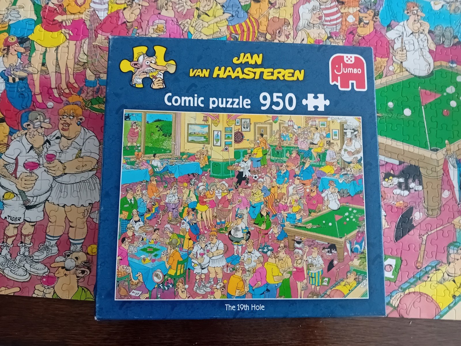 Jan van Haasteren puzzel, 950, the 19th hole, Ophalen of Verzenden, 500 t/m 1500 stukjes, Zo goed als nieuw