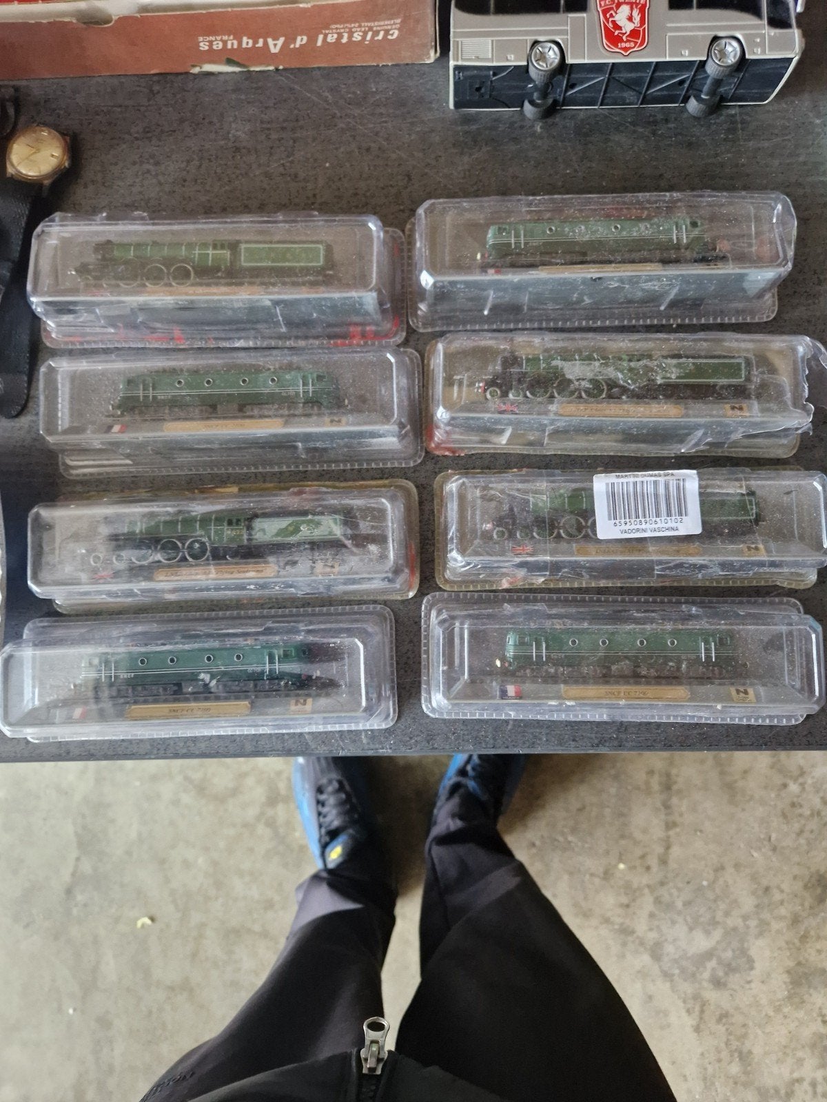 Verzameling modeltreinen 8 stuks, Overige merken, Locomotief, Gelijkstroom of Wisselstroom, Nieuw