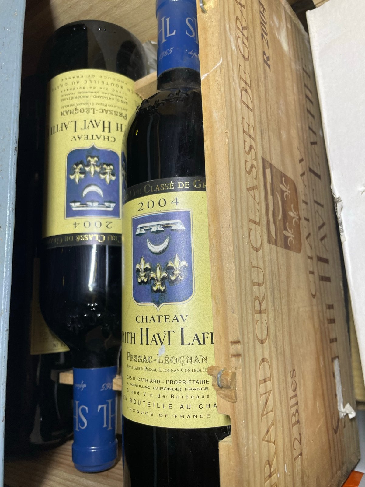 Château Smith Haut Lafitte Pessac-Léognan 2004, Frankrijk, Ophalen of Verzenden, Zo goed als nieuw, Rode wijn