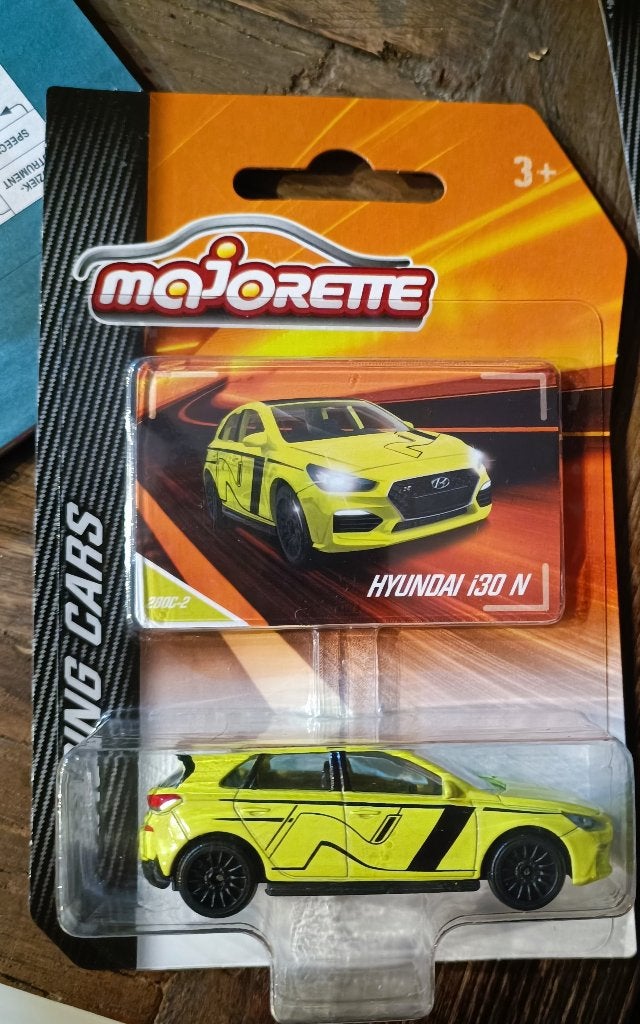 majorette racing cars hyundai i30n geel, Ophalen of Verzenden, Nieuw, Auto