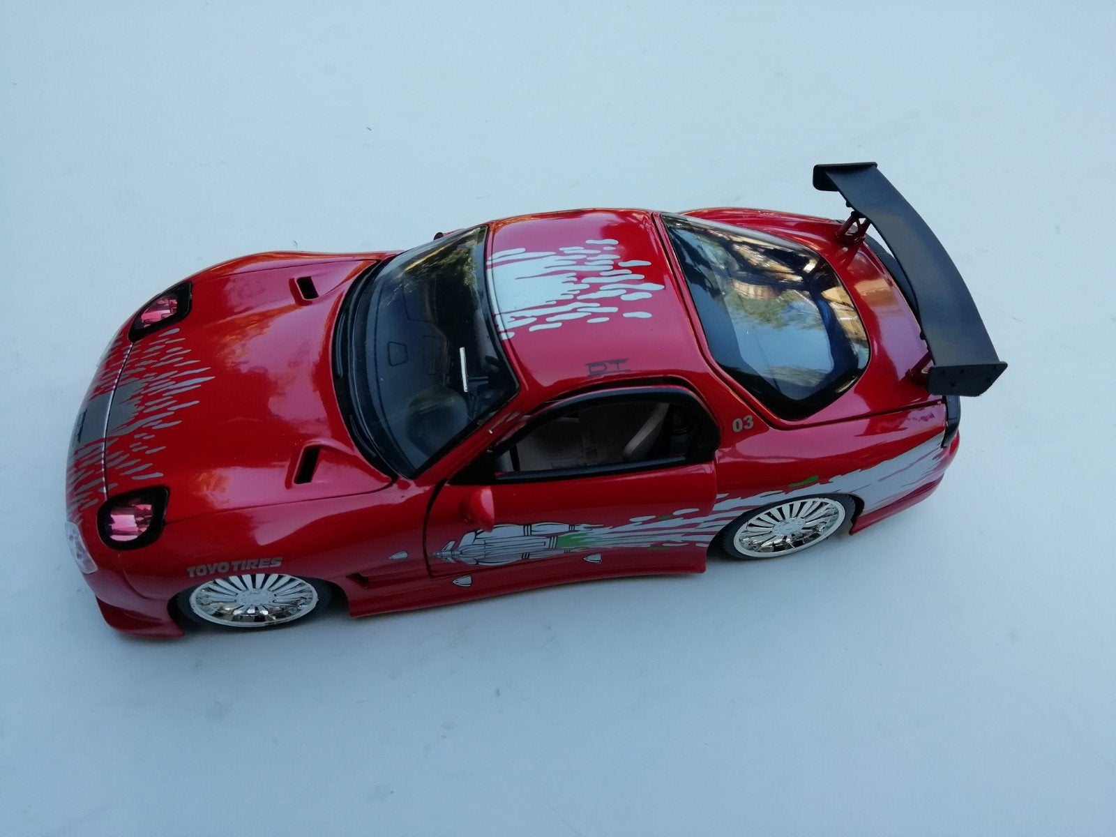 Jada Toys Mazda RX-7 Fast & Furious schaalmodel 1:24, Ophalen of Verzenden, Gebruikt