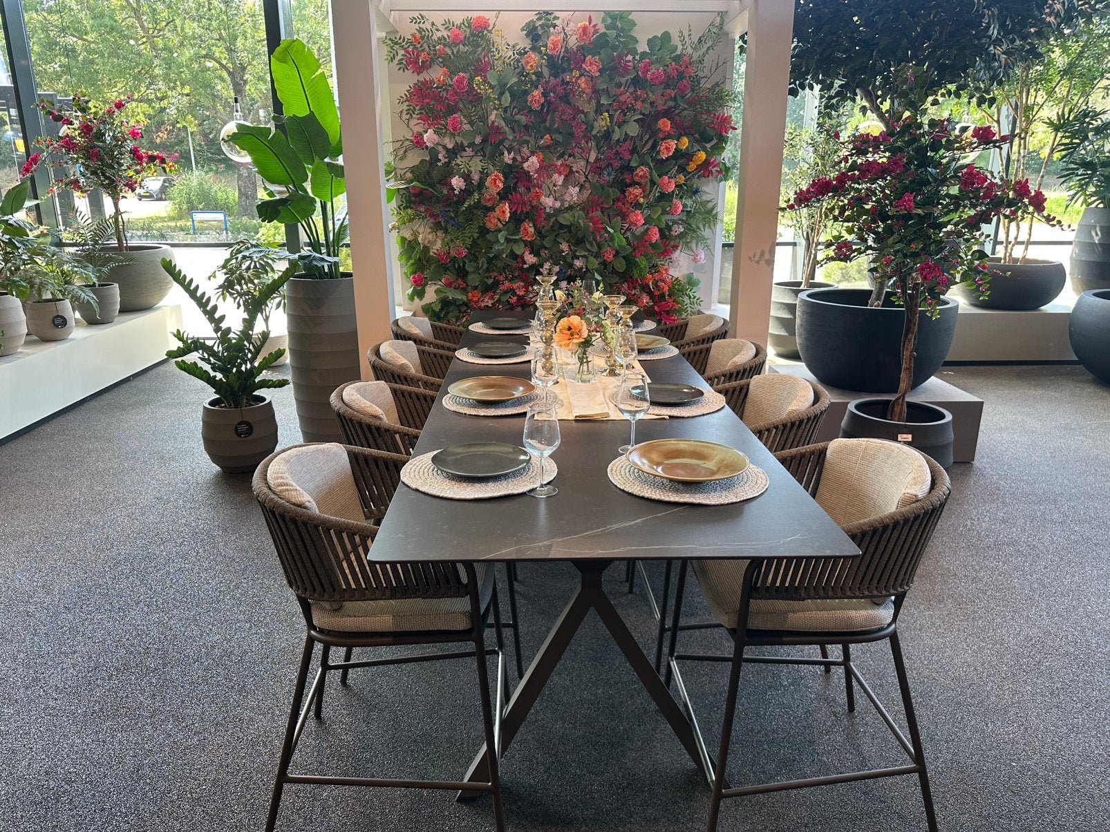 BOREK HIGH DINING LEXX + ROB HIGH DINING CHAIR BRONZE, Ophalen of Verzenden, Zo goed als nieuw
