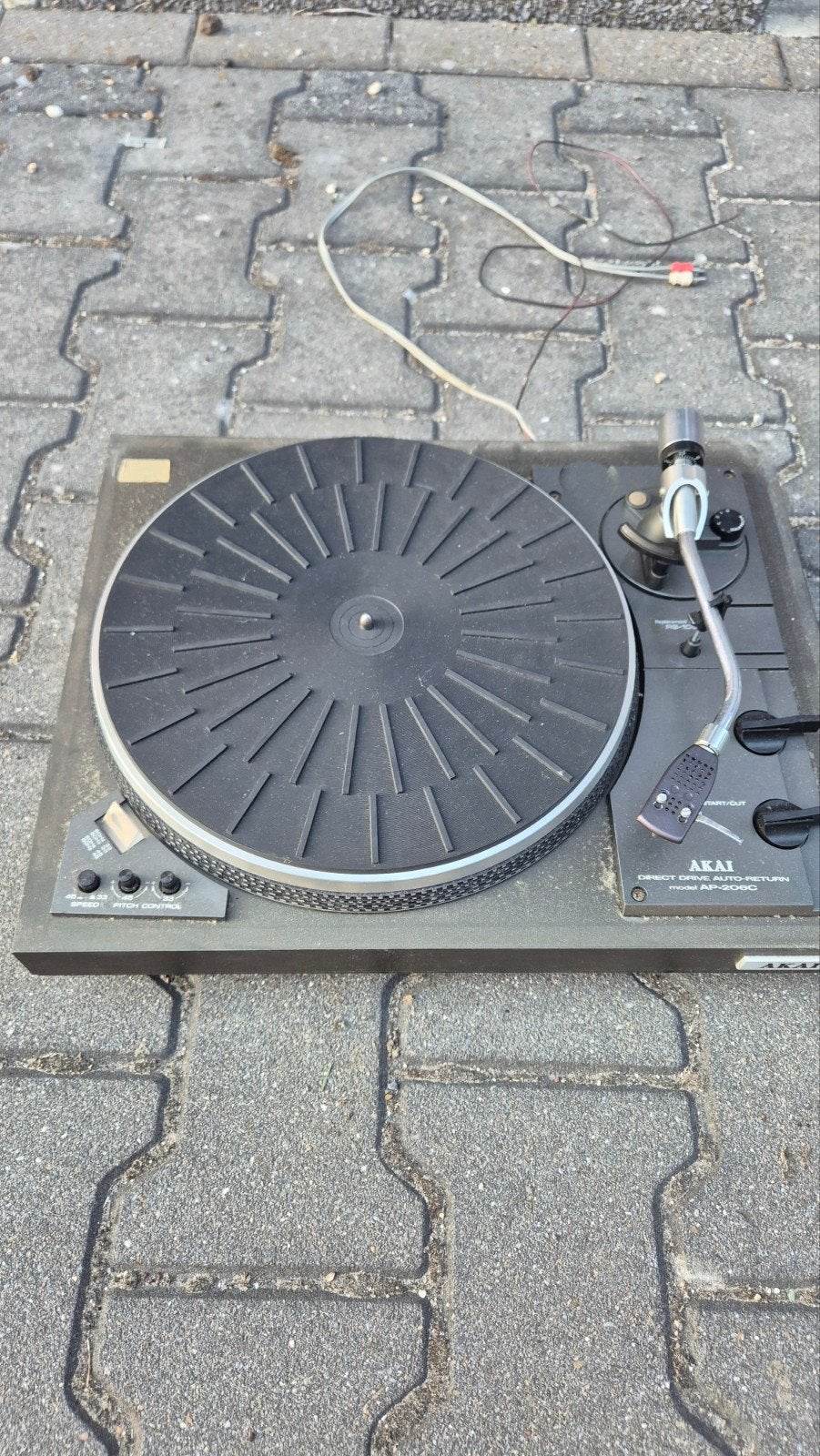 Akai AP-206C Direct Drive Platenspeler - Vintage, Audio, Tv en Foto, Platenspelers, Ophalen, Gebruikt, Akai