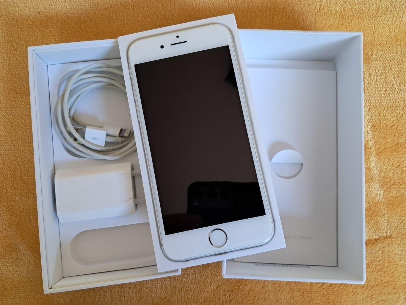 Apple iPhone 6, zilver, Telecommunicatie, 80 %, Gebruikt, 16 GB, Ophalen of Verzenden
