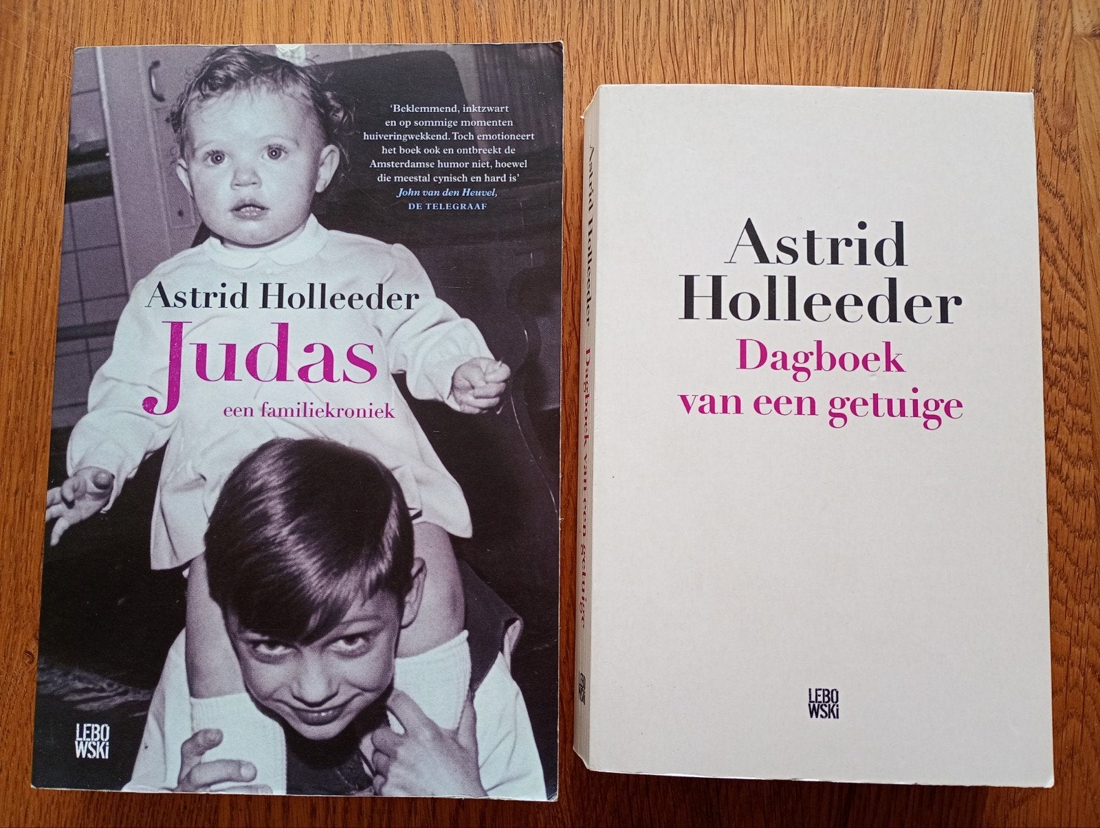 Astrid Holleeder: Judas & Dagboek van een getuige (2 boeken), Ophalen of Verzenden, Gelezen, Astrid Holleeder, Overige