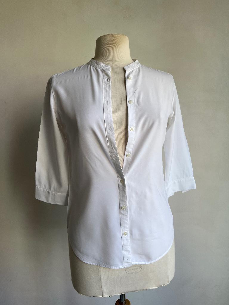 uniglo blouse wit maat s, Kleding | Dames, Blouses en Tunieken, Verzenden, Wit, Zo goed als nieuw, Maat 36 (S)