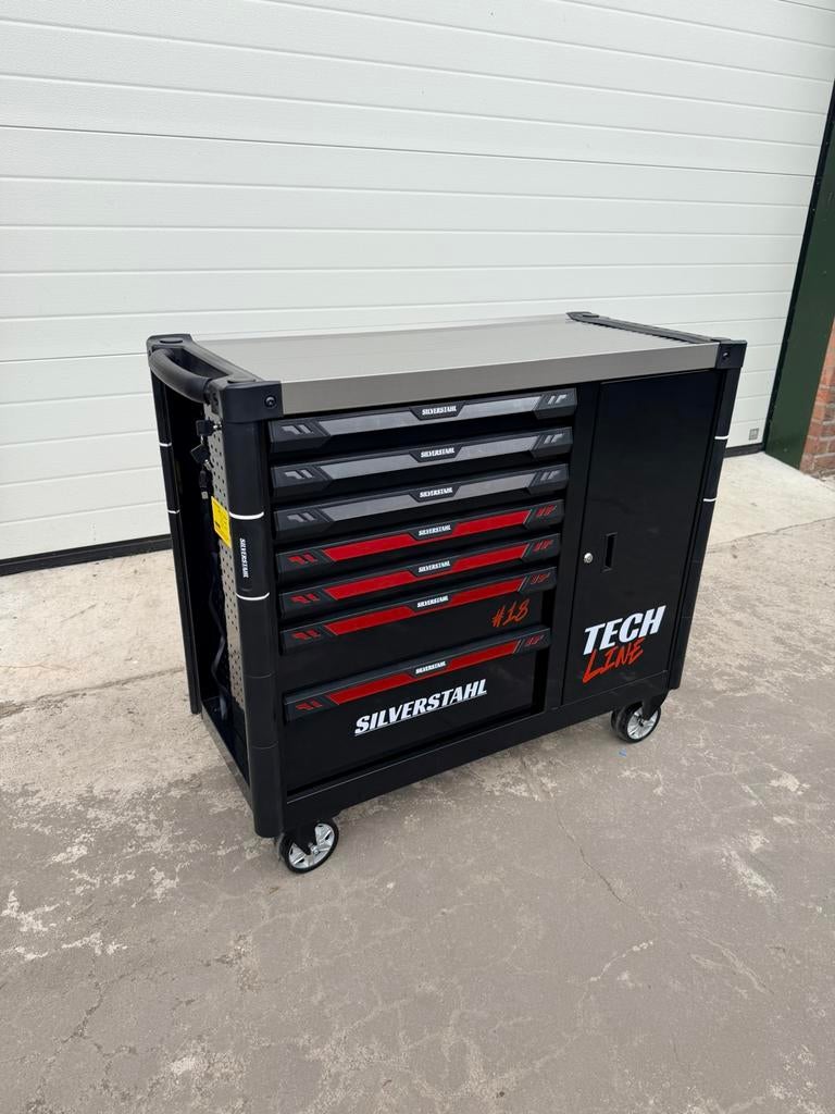 Silverstahl Tech Line Gereedschapswagen 261-delig – Nieuw, Ophalen of Verzenden, Zo goed als nieuw