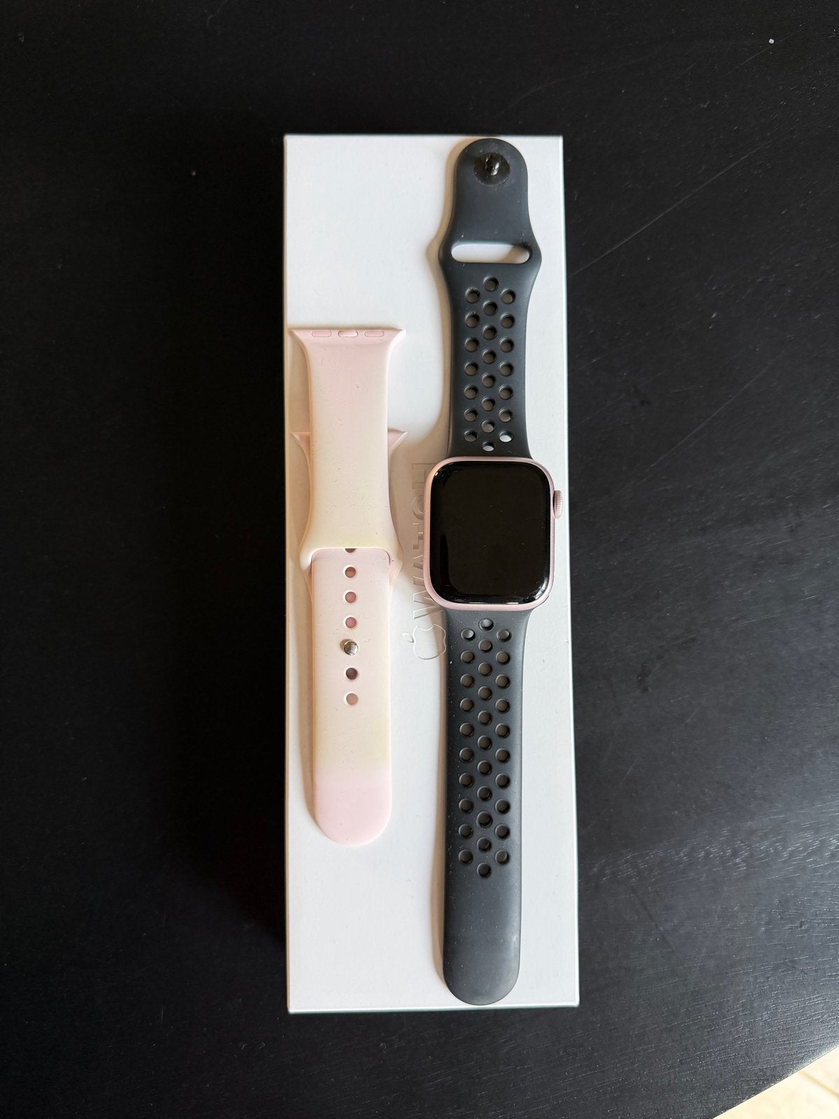 Apple Watch Series 9 Rosé Goud 41mm + Nike bandje, Afstand, IOS, Ophalen of Verzenden, Zo goed als nieuw