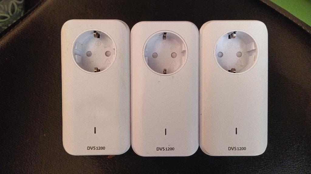 Devolo Powerline adapter DVS 1200 (3 stuks), Ophalen, Zo goed als nieuw, Develo