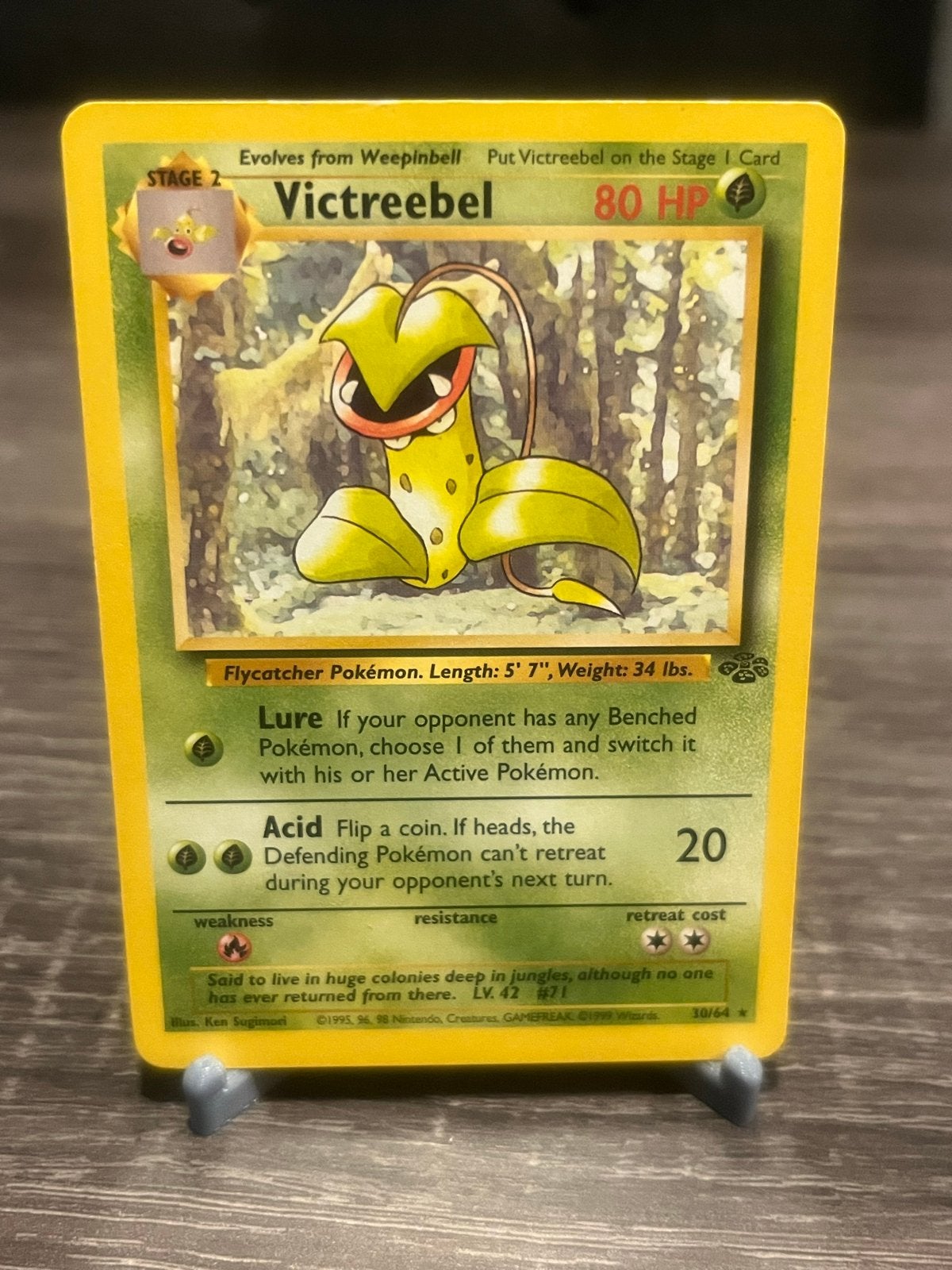 Victreebel (30/64) - Jungle - EX, Hobby en Vrije tijd, Verzamelkaartspellen | Pokémon, Ophalen of Verzenden, Zo goed als nieuw