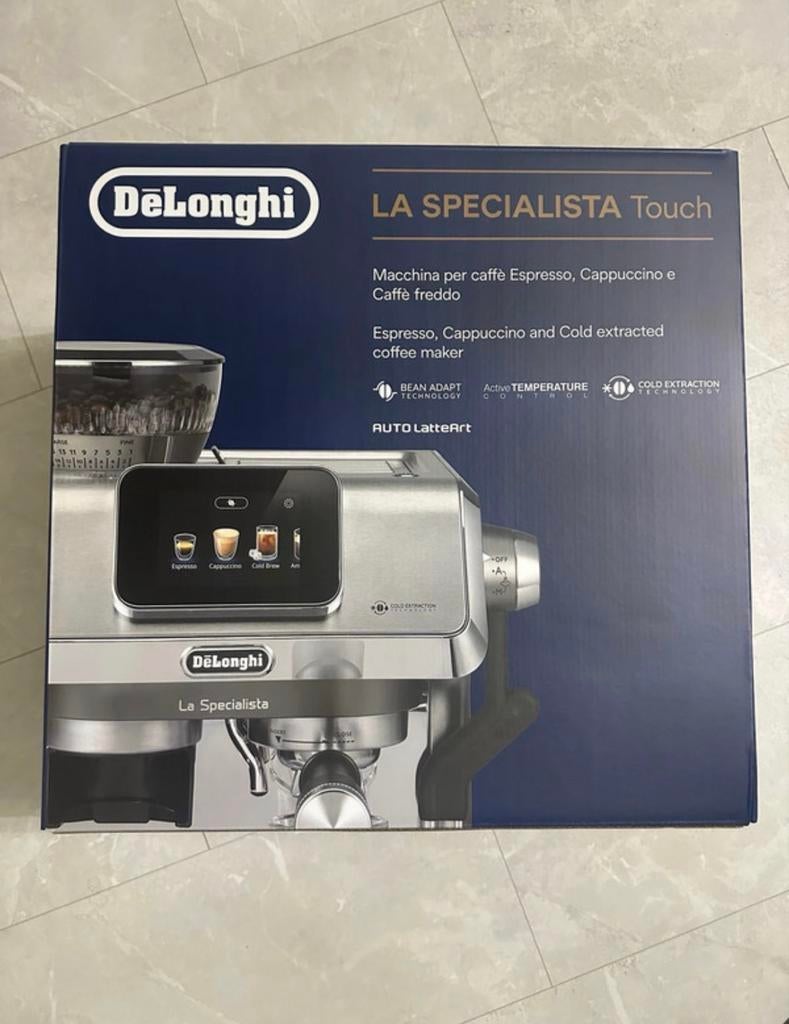 De'Longhi EC9455.M Touch Espresso Koffiemachine, Ophalen, Afneembaar waterreservoir, Espresso apparaat, 10 kopjes of meer