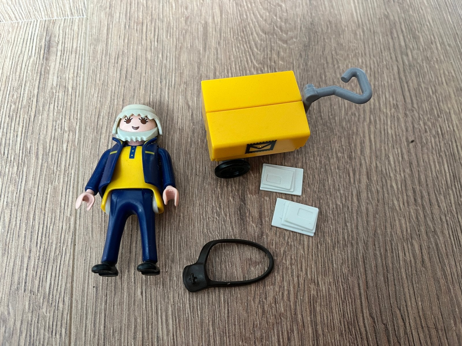 Playmobil Postbode met postkar en brieven, Ophalen of Verzenden, Gebruikt, Jongen of Meisje
