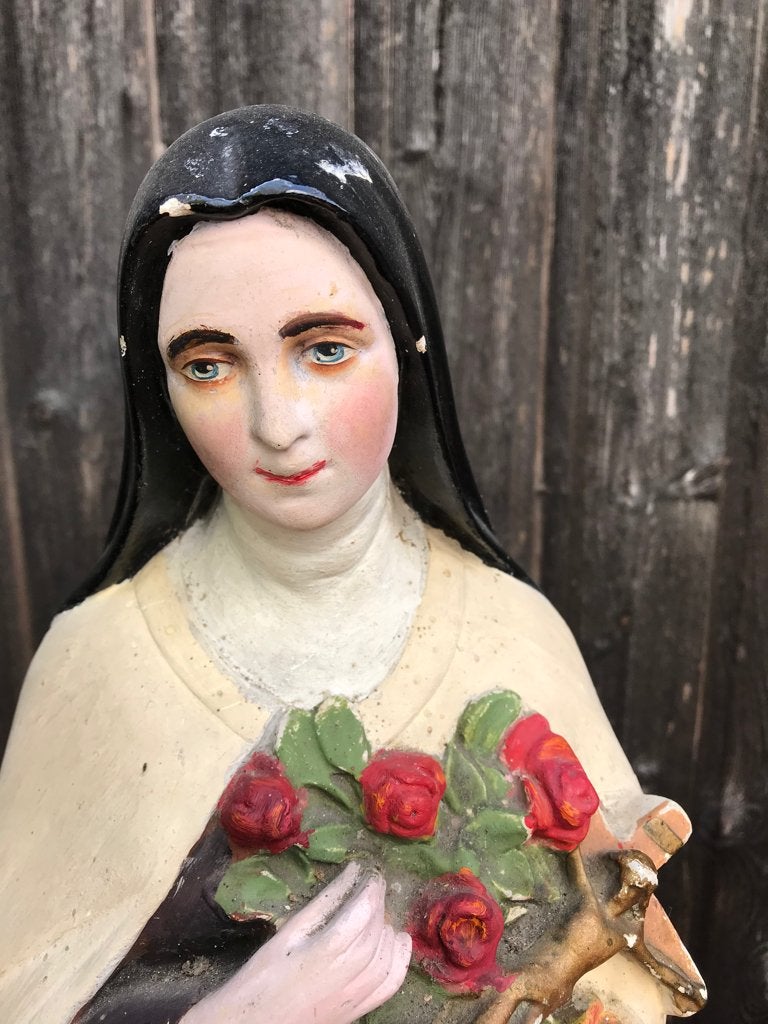 oud heilige beeld van Theresia van Lisieux., Antiek en Kunst, Ophalen