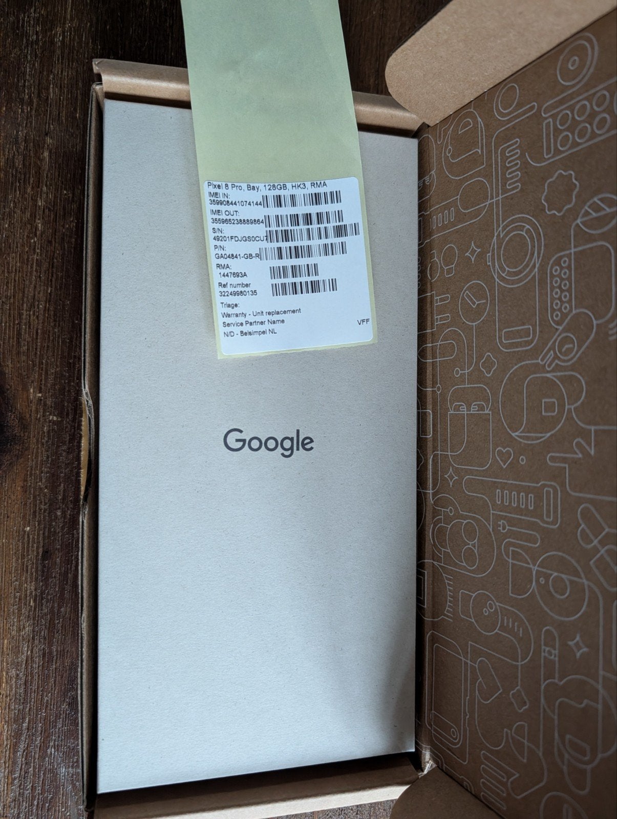 Nieuwe Google Pixel 8 Pro 128GB Bay - Geseald, Ophalen, Nieuw, Klassiek of Candybar, Zonder simlock
