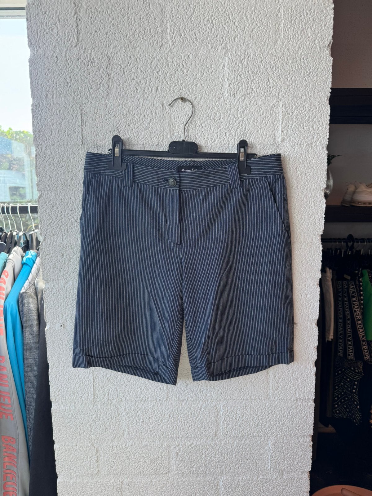 Massimo dutti korte broek maat 28/38 linen katoen, Ophalen of Verzenden, Zo goed als nieuw, Maat 46 (S) of kleiner