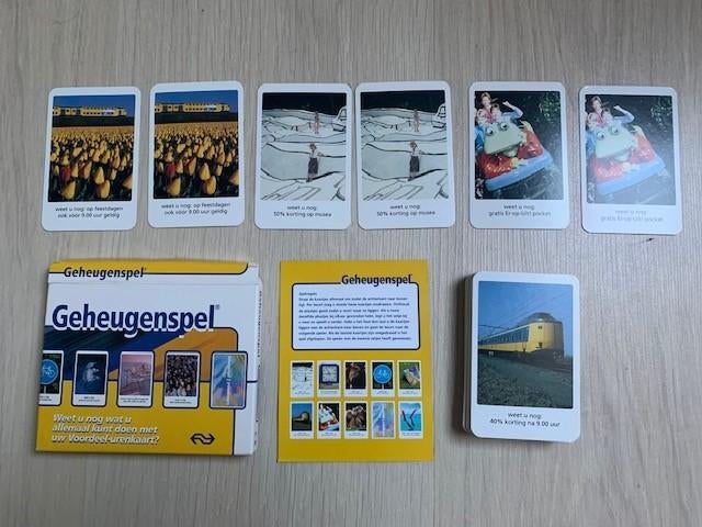 Geheugenspel memory NS, Ophalen of Verzenden, Zo goed als nieuw