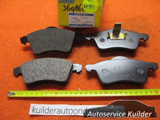Remblokken voorzijde VW California T4  Transporter T4 Jurid, -, Volkswagen, -, Nieuw