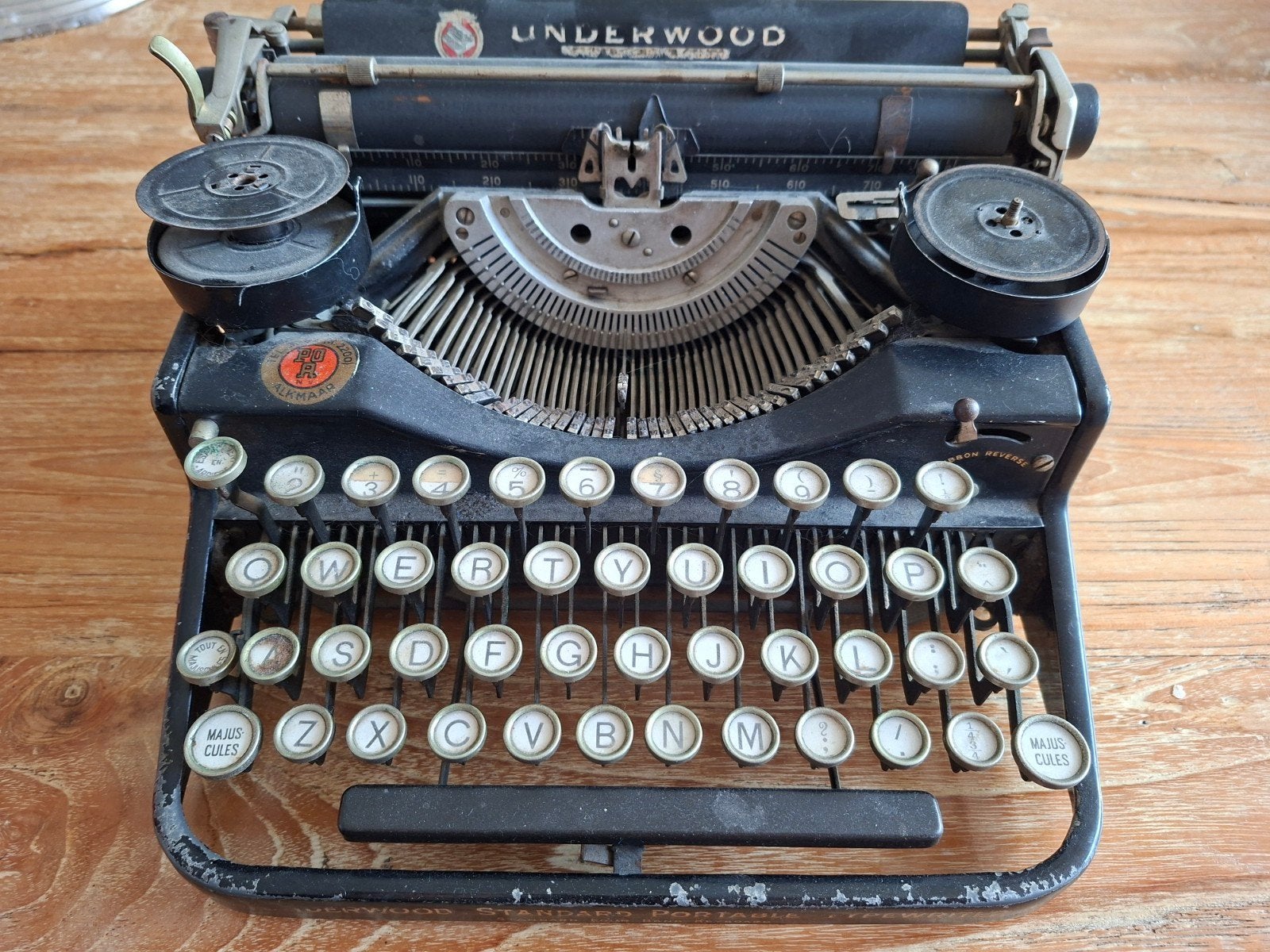 Antieke typemachine van Underwood, Diversen, Typemachines, Ophalen