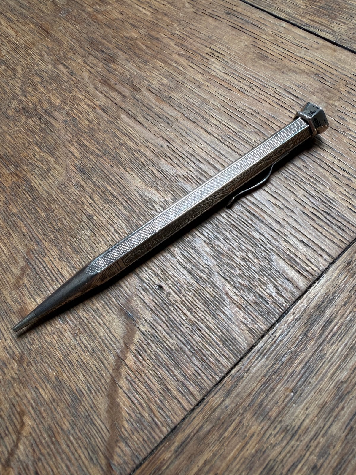 2 Zilveren Potlood Pennen - Antiek en Uniek, Antiek en Kunst, Antiek | Goud en Zilver, Ophalen, Zilver