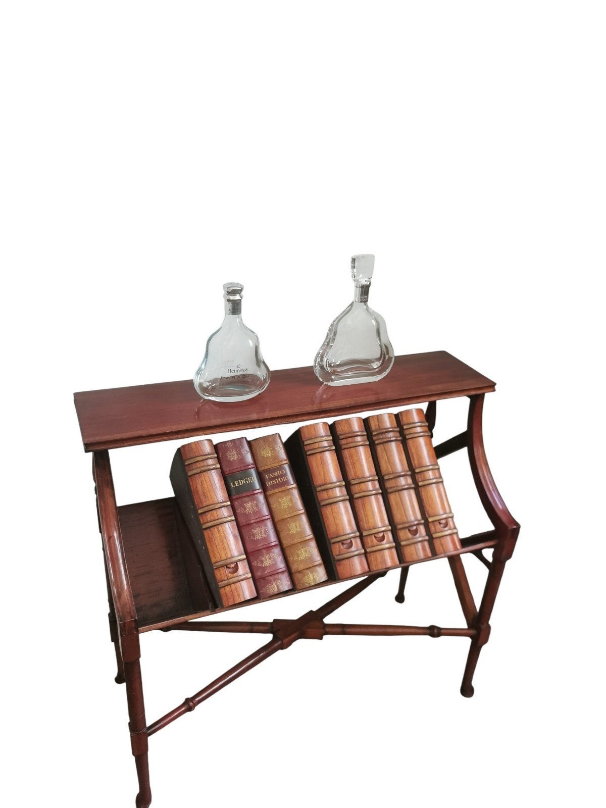 Massief mahonie boeken mappen kast, Ophalen, Overige materialen, 100 tot 150 cm, 50 tot 100 cm