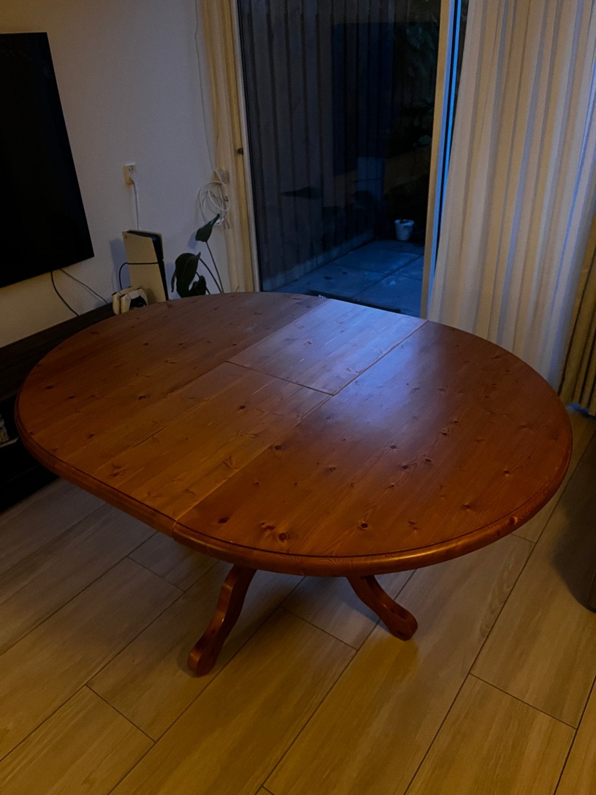 Mooie uitschuifbare eettafel, 117-153cm, Huis en Inrichting, Ophalen, Gebruikt, 100 tot 150 cm, Vier personen
